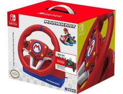Volante + Pedais HORI Mario Kart (Nintendo Switch – Vermelho) + Comando Power UP
