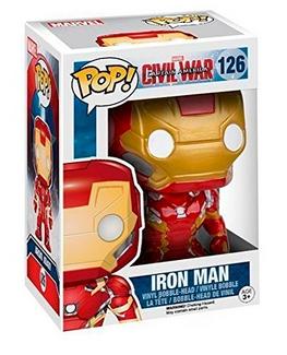 Figura Vinil FUNKO POP! Marvel Civil War: Homem de Ferro