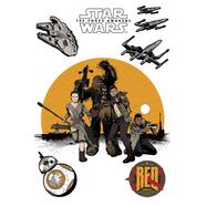 Sticker Star Wars Resistance Multicolor