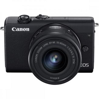 Kit Máquina Fotográfica Mirrorless CANON EOS M200 +M 15-45mm (24.1 MP – Sensor: APS-C – ISO: 100 a 25600)