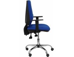 Cadeira de Escritório Operativa PIQUERAS Y CRESPO Elche S 24 Horas Azul (Reforço lombar – Braços reguláveis – Tecido)