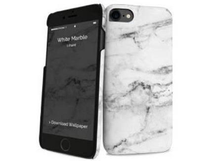 Capa I-PAINT Marble iPhone 7, 8 Branco