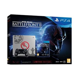 Consola Sony PS4 1TB Cinzenta + Star Wars Battlefront II Elite Trooper – Limited Edition