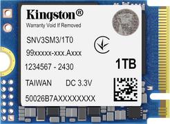 Kingston NV3 SSD 1TB M.2 2230 PCIe 4.0 NVMe 3D NAND 6000MB/s