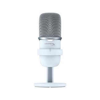 Microfone para Gaming HyperX SoloCast S branco de secretária USB