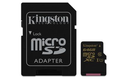 Kingston microSDHC/SDXC Class 10 UHS-I 64GB
