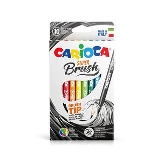 Marcadores Super Brush 10 cores Carioca