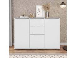 Aparador STREIGHTEX Trend III (3 Portas + 2 Gavetas – Branco)