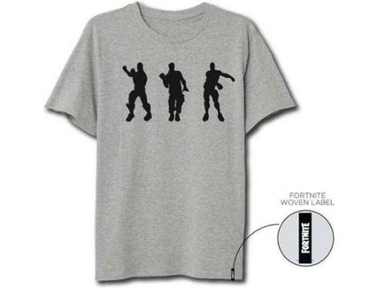 T-Shirt FORTNITE Cinzento Claro XL