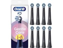 Recarga Escovas Dentes IO Gentle Care Preto (8 unidades)