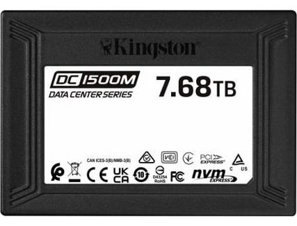 Disco SSD Interno KINGSTON DC1500M (7.68 TB – NVMe – 3100 MB/s)