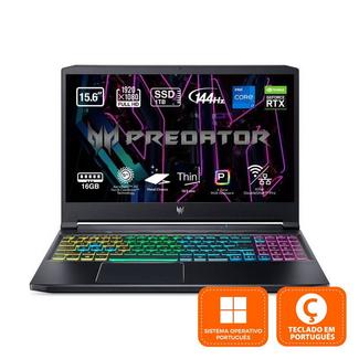 Portátil Gaming ACER Predator Triton 300 NH.QDSEB.001 (Intel Core i7-11800H – NVIDIA GeForce RTX – RAM:16 GB – 1 TB HDD + 240 GB SSD – 15.6”)