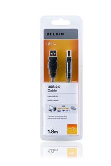 Cabo Belkin USB 2.0 A/B 1.8m Preto (F3U154cp1.8M)
