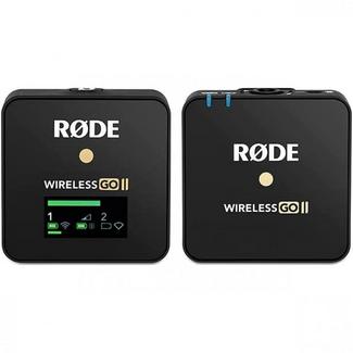 Rode Wireless Go II Single Transmissor para Sistema de Microfone Sem Fios de Dois Canais com Microfone Incorporado