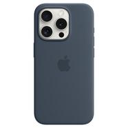 Capa APPLE iPhone 15 Pro Silicone com MagSafe Azul Trovoada