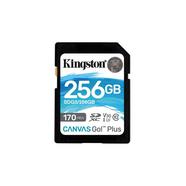 Cartão de Memória SD KINGSTON Canvas Go Plus (256 GB – 170 MB/s)