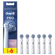 Recargas Escova de Dentes Elétrica Oral-B Braun Sensitive Clean – 6 Unidades