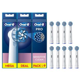 Recargas Escova de Dentes Elétrica Oral-B Braun Sensitive Clean – 9 Unidades