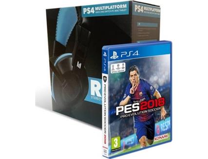 Pack Jogo PES 2018 + Headset Indeca Ray – PS4