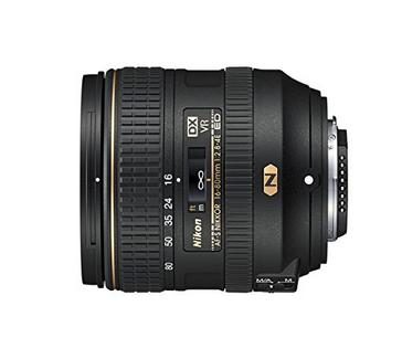 Nikon AF-S DX NIKKOR 16–80 mm 1:2,8–4E ED VR SLR Preto