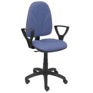 Cadeira de Escritório Operativa PIQUERAS Y CRESPO Algarra Azul Claro (braços fixos – Tecido)