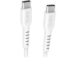 Cabo SBS USB-C (USB-C – USB-C – 1,5M – PD 240W – Branco)