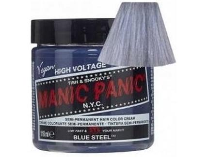 Creme de Coloração Semi-Permanente MANIC PANIC Blue Steel (118 ml)