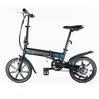 Bicicleta Elétrica SMARTGYRO E-Bike Preta (Autonomia: 30 a 50 km / Velocidade Máx: 25 km/h)