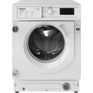 Máquina de Lavar e Secar Roupa Encastrável HotPoint BI WDHG 861485 Carga Frontal de 8/6 Kg – Branco