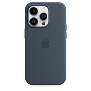 Capa de Silicone com MagSafe para iPhone 14 Pro – Storm Blue