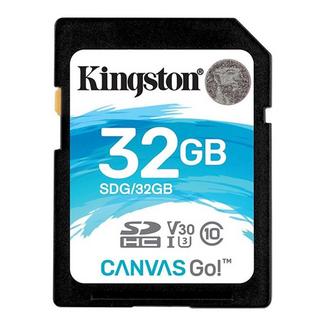 Kingston Canvas Go 90R/45W U3 UHS-1 SDHC V30 32GB CL10