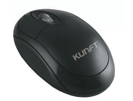 Rato KUNFT Xmk538 (Cabo USB – Ótico – 800 dpi – Preto)