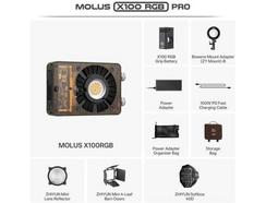 Iluminador ZHIYUN LED RGB MOLUS X100 – Pro