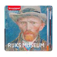 Estojo Metálico de 24 Lápis Aguareláveis Autorretrato Van Gogh – Multicolor