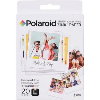 Papel fotográfico 3.5×4.25′ ZINK Polaroid 20 Folhas