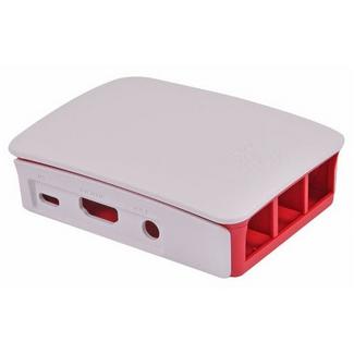 Caixa Vermelha/Branca Raspberry Pi B+/Pi 2B/Pi 3B (909-8132)