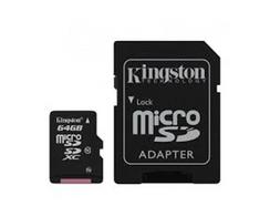 Cartão de Memória MicroSDHC KINGSTON 64GB