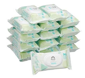 Toalhetes húmidos para bebé Mama Bear Fresh – 15 pacotes (840 toalhetes)