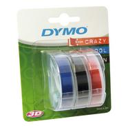 Blister 3 fitas 3 m x 9 mm Dymo Multicolor
