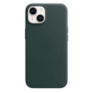 Capa em Pele com MagSafe para iPhone 14 – Forest Green