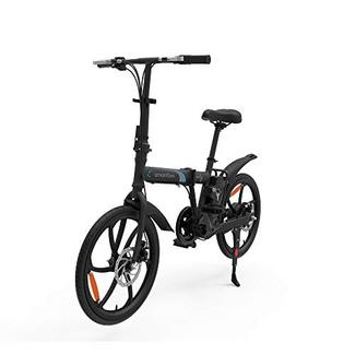 Bicicleta Elétrica SMARTGYRO City Preta (Autonomia: 30 a 50 km / Velocidade Máx: 25 km/h)