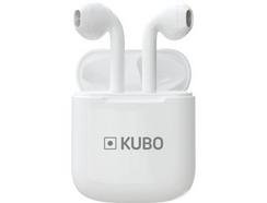 Auriculares Bluetooth True Wireless KUBO I11 (In Ear – Microfone – Branco)