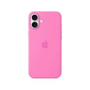 Capa de Silicone Apple com MagSafe para iPhone 16 Plus – Rosa Peónia
