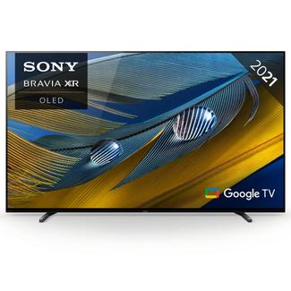 TV Sony OLED 55 XR-55A80J 4K XR Cognitive Processor XR Triluminos Pro Smart TV Preto