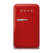 Frigorifico de 1 porta estático Smeg FAB5RRD5 Minibar Anni 50 de dobradiças à direita – Encarnado Vermelho