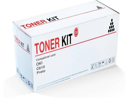 Toner TONER KIT OKI C610 Preto (ZZZOKC610BK)