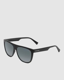 Óculos de sol unissexo Hawkers pretos arredondados Cinzento
