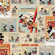 Papel de Parede Vinhetas Mickey Clássico Individual Kids Home 0 52 x 10 m
