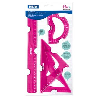 Kit de Traçado Flex&Resistant MILAN Rosa Translúcido
