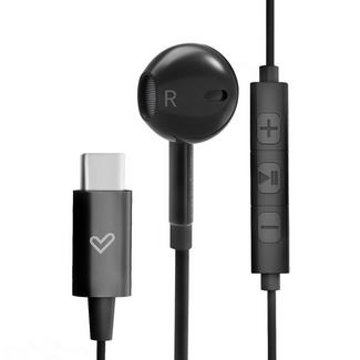 Auriculares de botão Energy Sistem Earphones Smart 2 Type C com USB tipo C – Preto